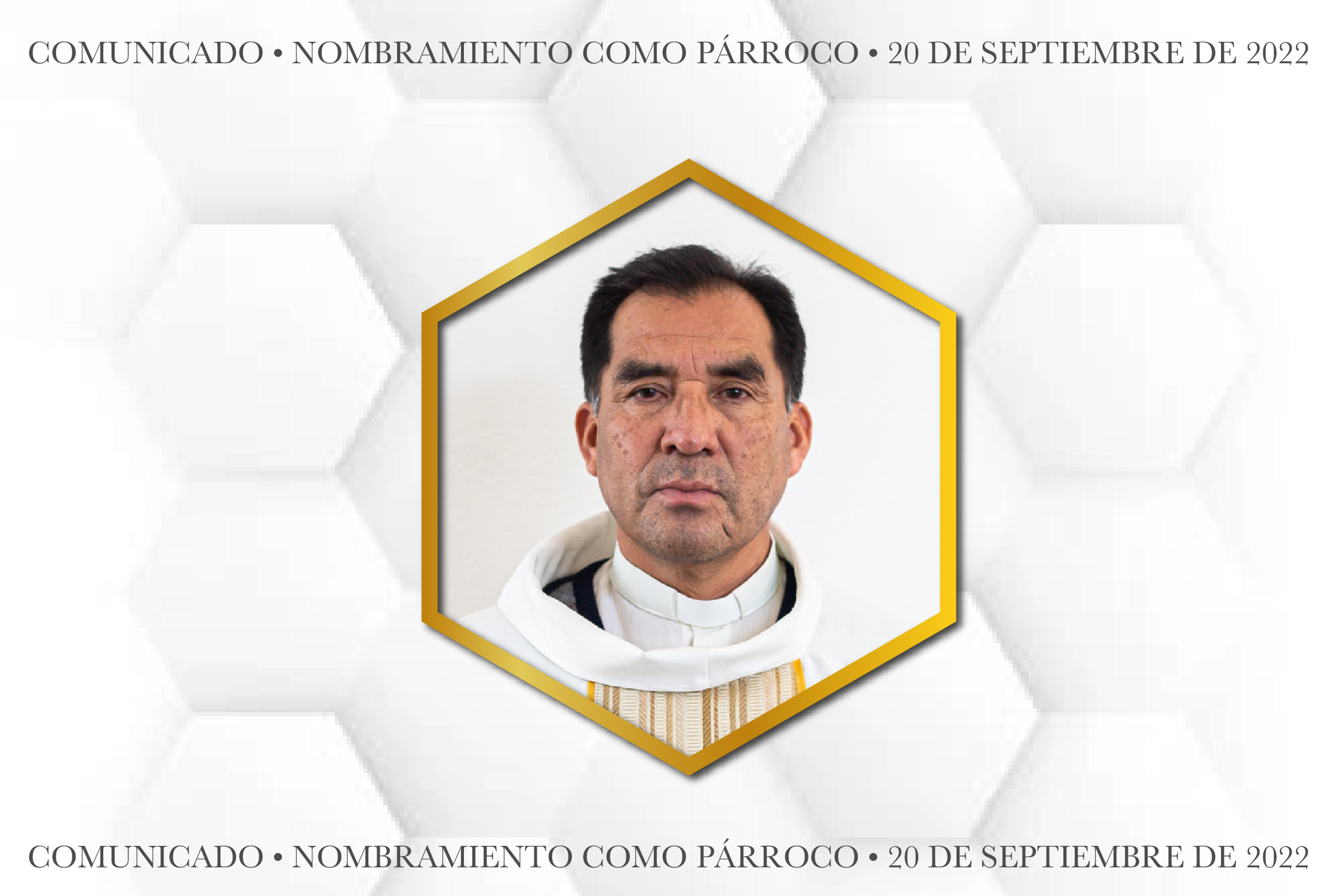 Comunicado Nombramiento como Párroco