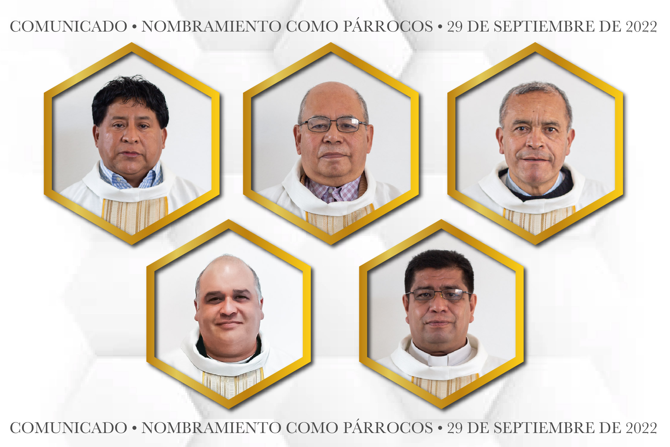 Comunicado  Nombramiento como Párrocos