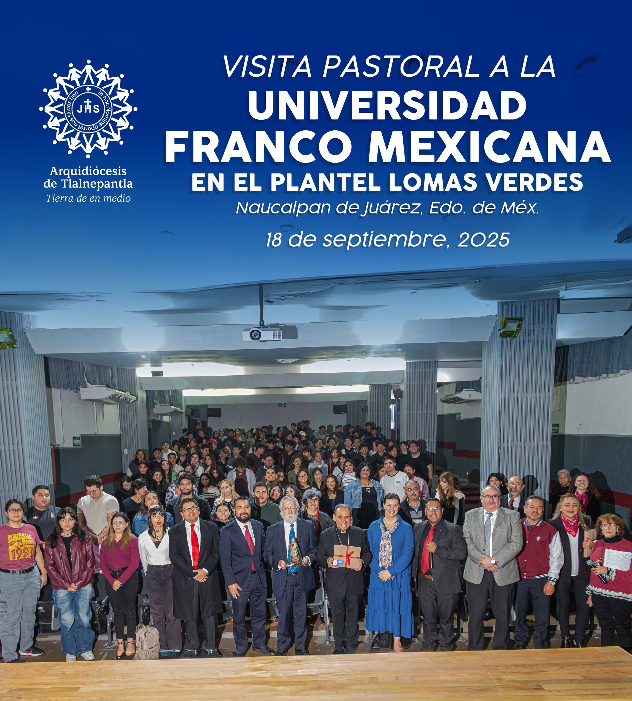 VISITA PASTORAL A LA UNIVERSIDAD FRANCO MEXICANA
