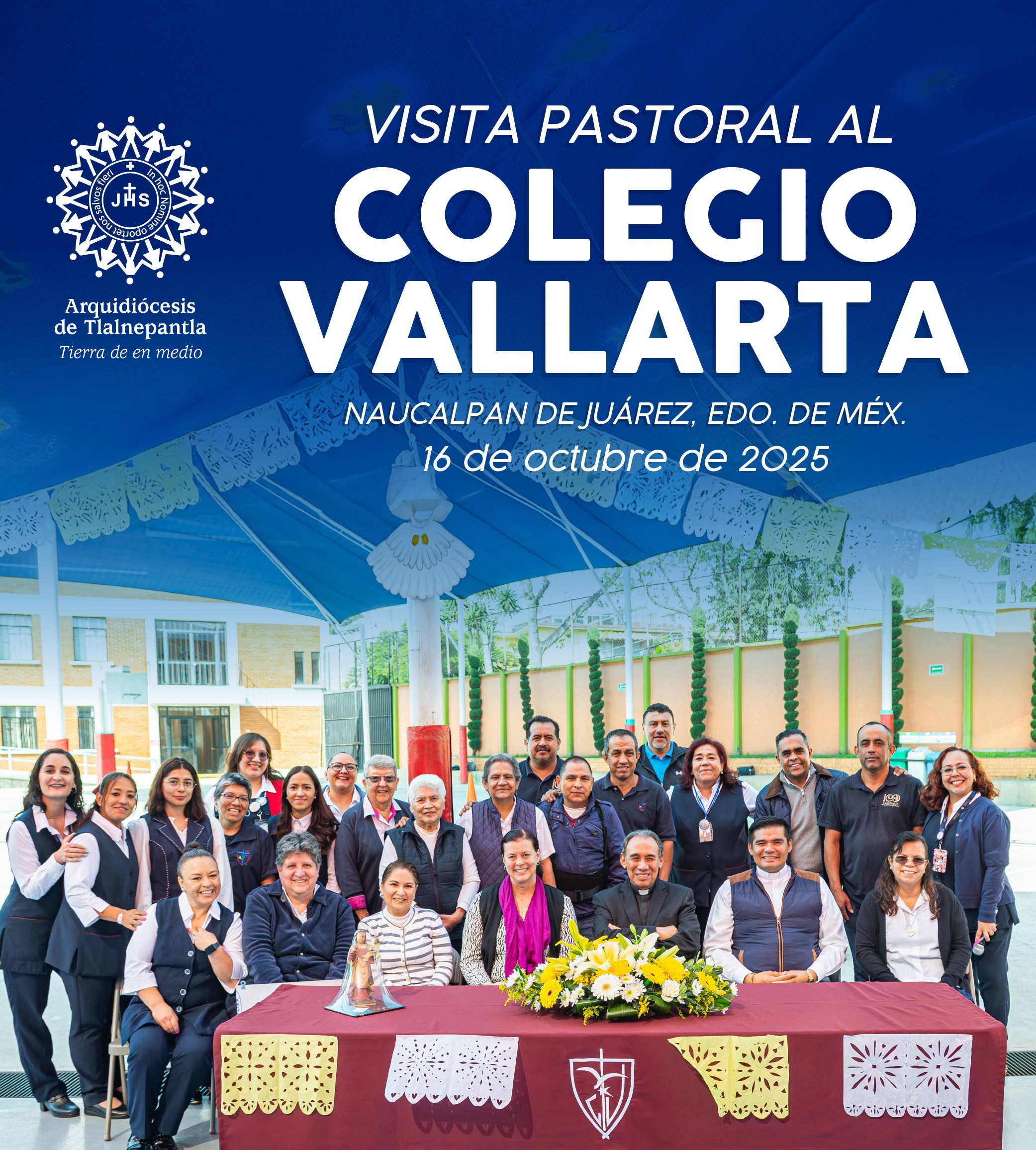 VISITA PASTORAL AL COLEGIO VALLARTA